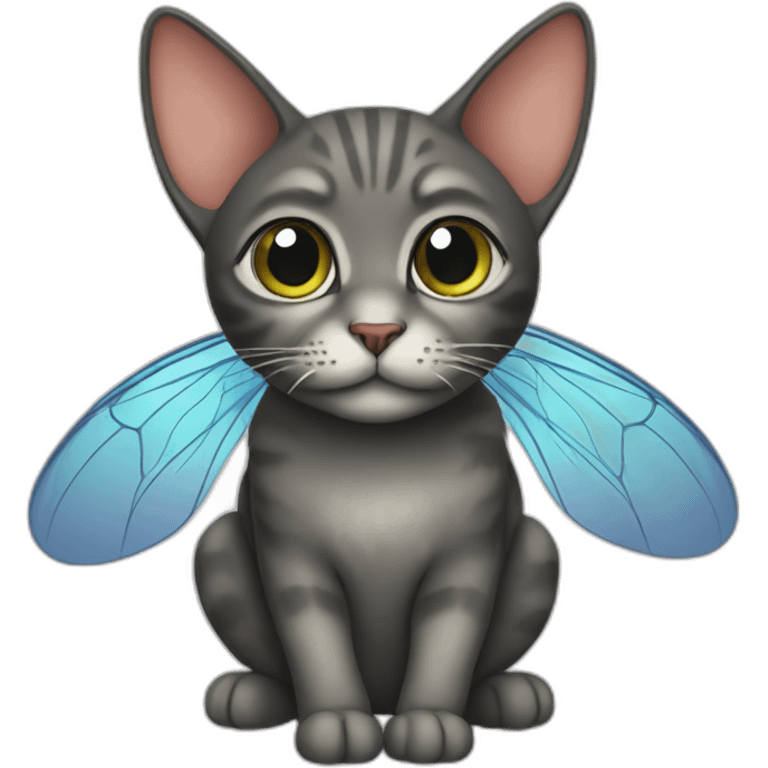 fly cat emoji