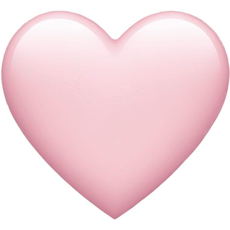 Light pink heart  emoji