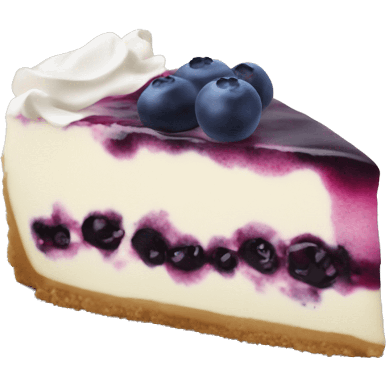 Blueberry Cheesecake  emoji