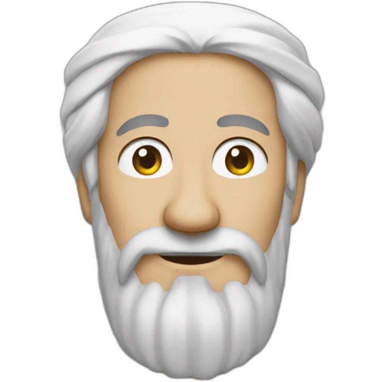 Ben Laden avec des habits blanc emoji