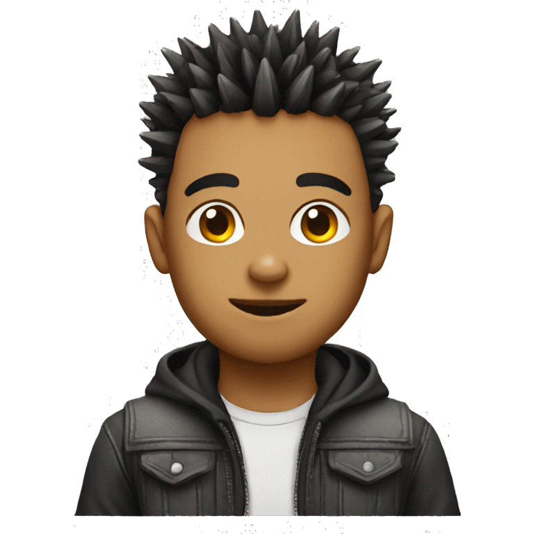 Tech boy with spikes emoji