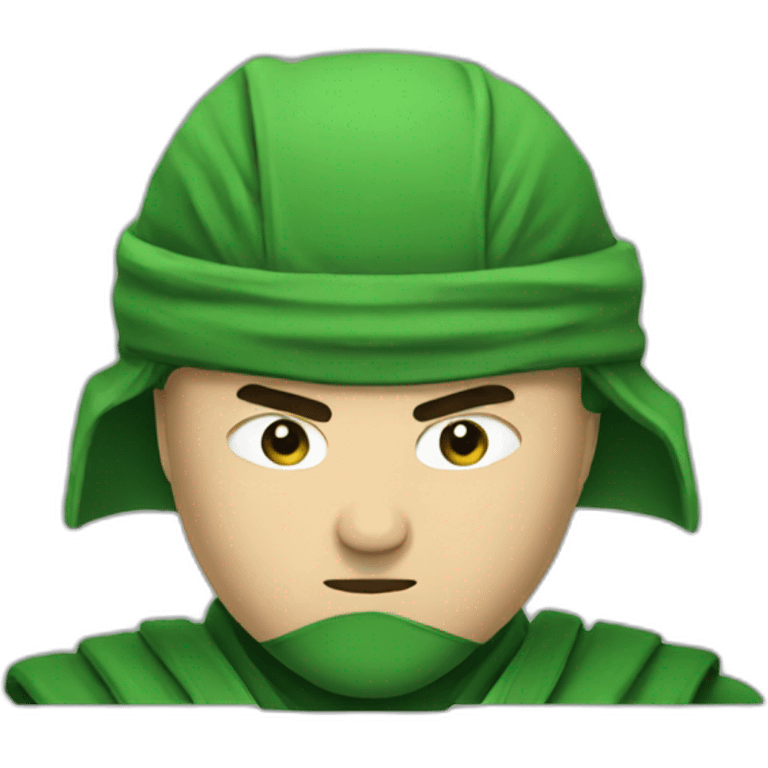 Green-ninja emoji