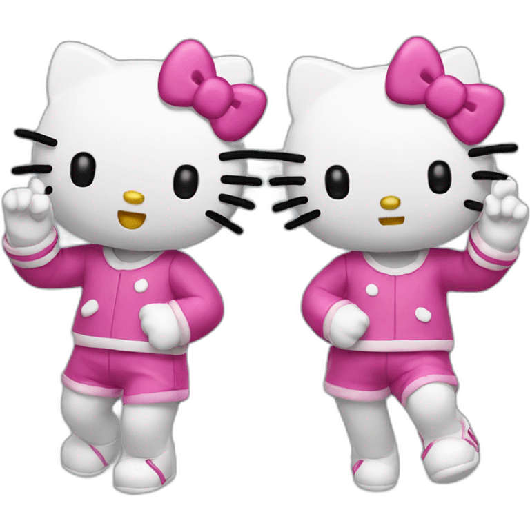 Dab hello kitty emoji