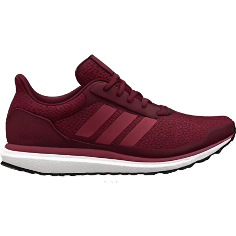 burgundy running adidas emoji