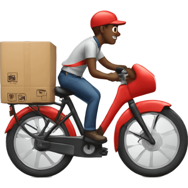 delivery boy bike emoji