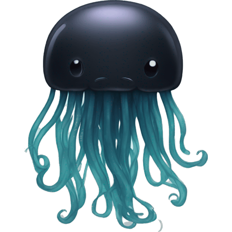 Black jellyfish emoji