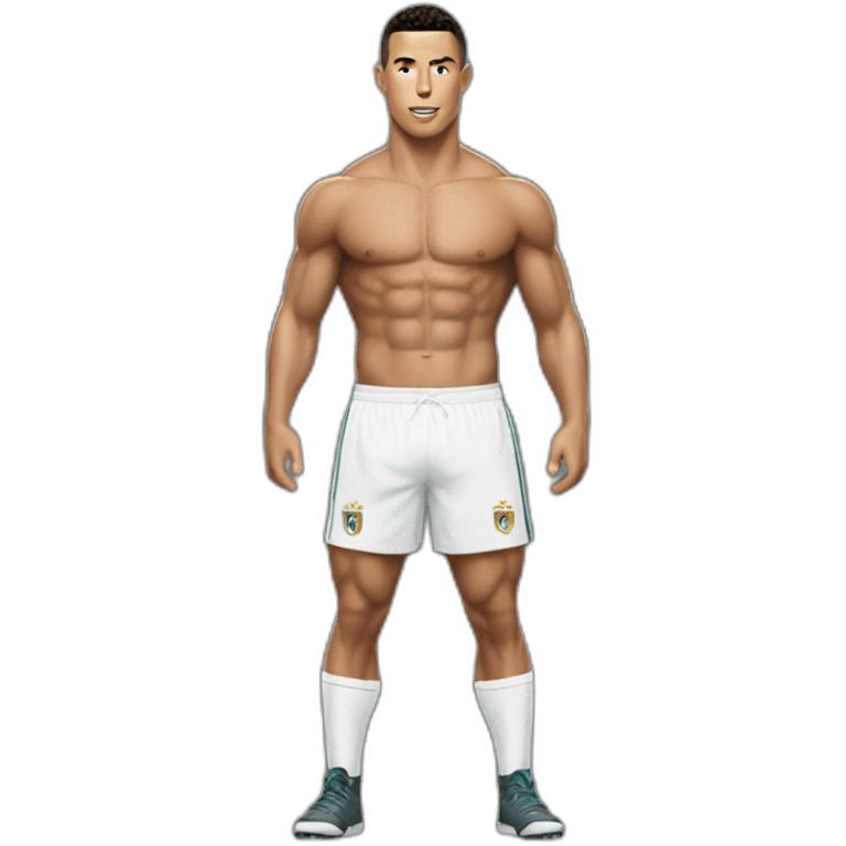 Ronaldo and his sixpack emoji