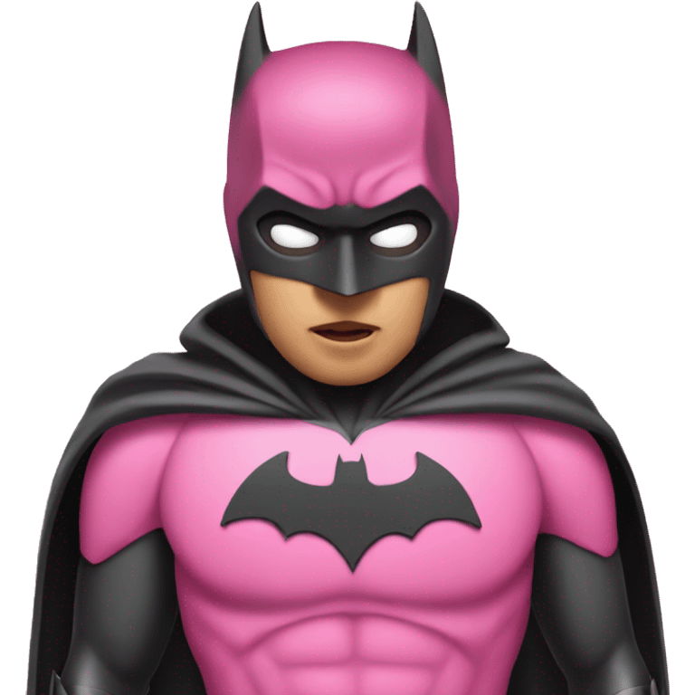 Pink batman emoji