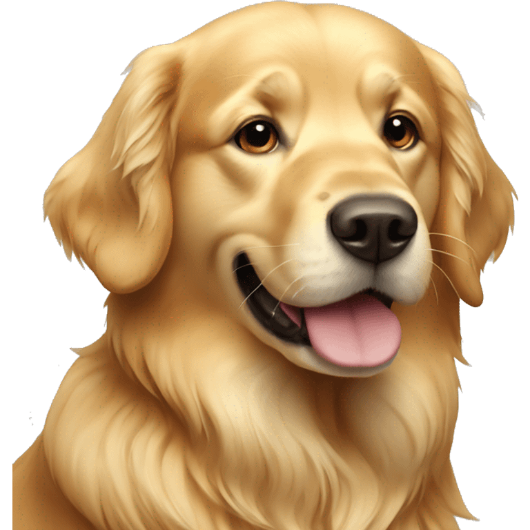 golden retriever dog emoji