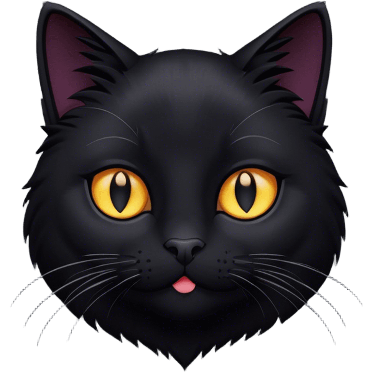 Black cat emoji