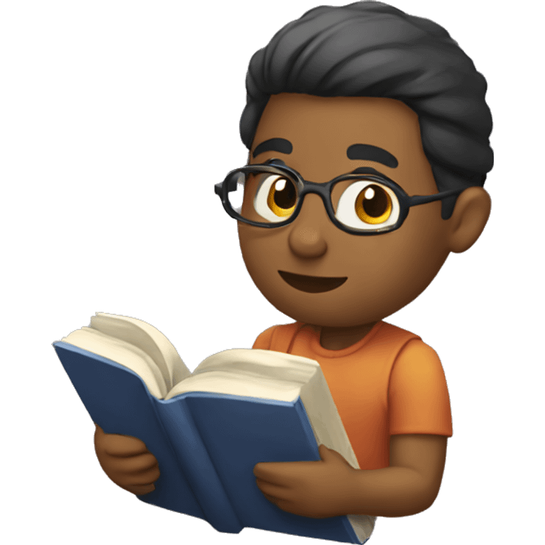 persona leyendo un libro emoji