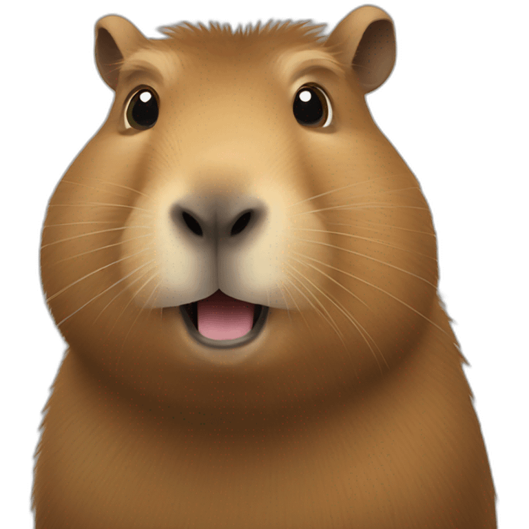 Capybara in Russia emoji