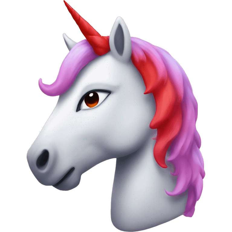 Unicorn with red X over it emoji