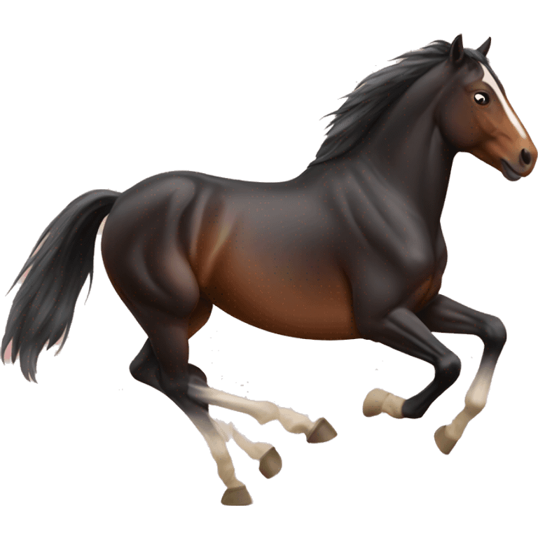 Horse galloping emoji