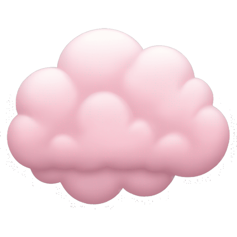 pastel pink cloud emoji