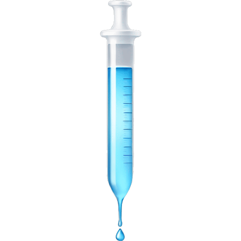 syringe with clear liquid emoji