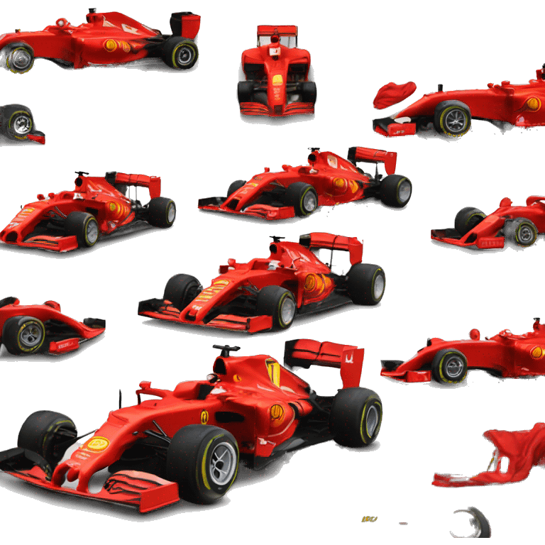 Ferrari f1 car emoji