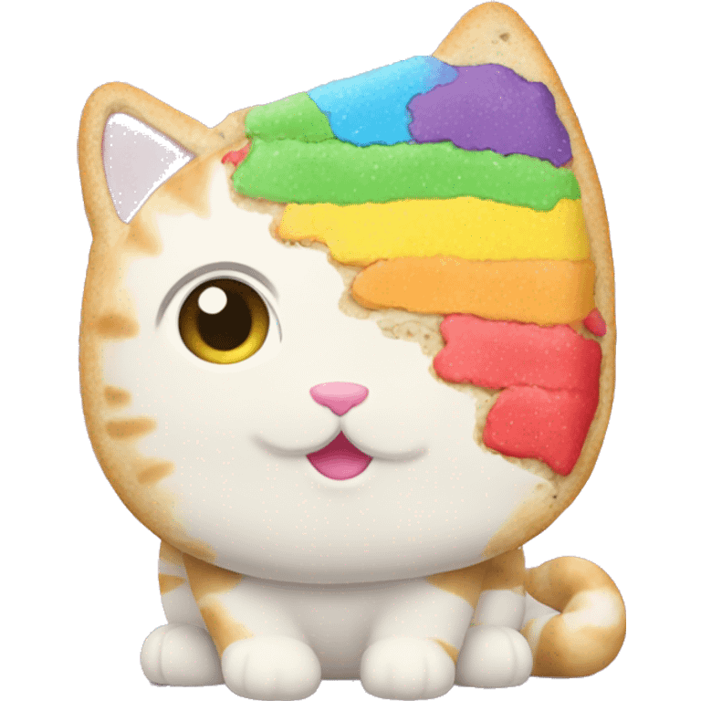 poptart kitty rainbow emoji