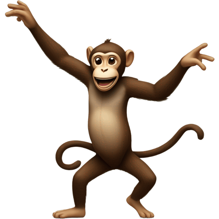 Dancing monkey  emoji