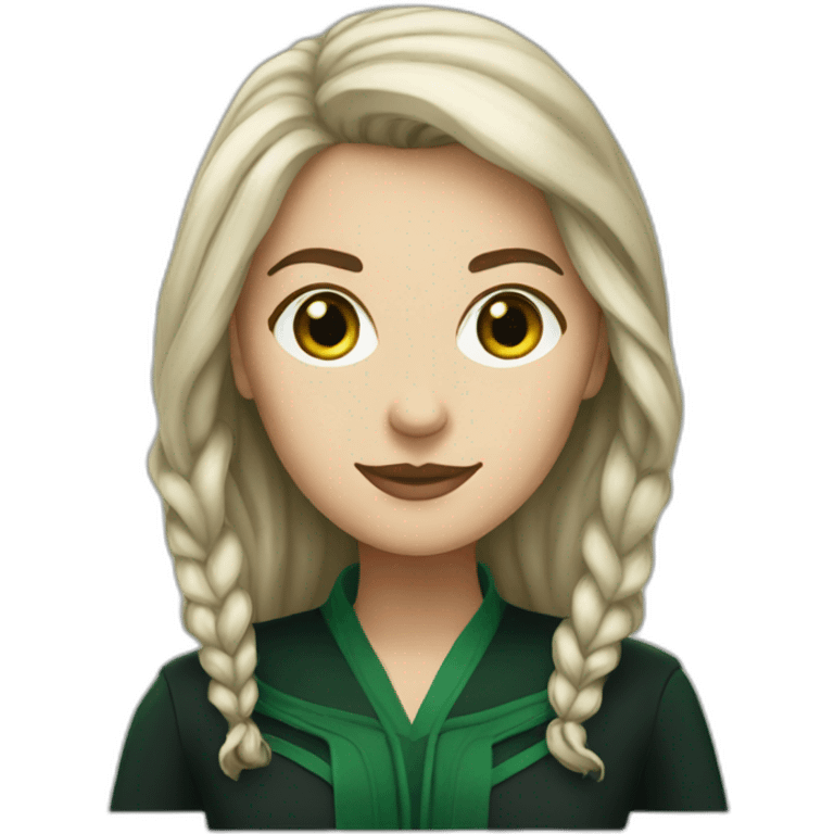 slytherin white woman emoji