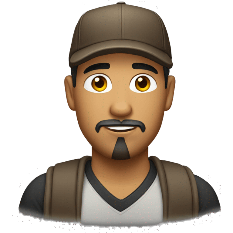 Latino man with cap and goatee emoji