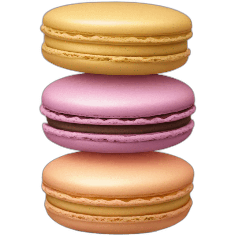 Macarons kawaïné emoji