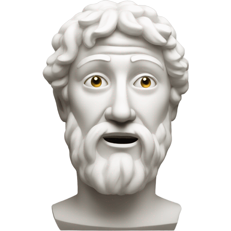 Ancient White Looking Sculpture emoji