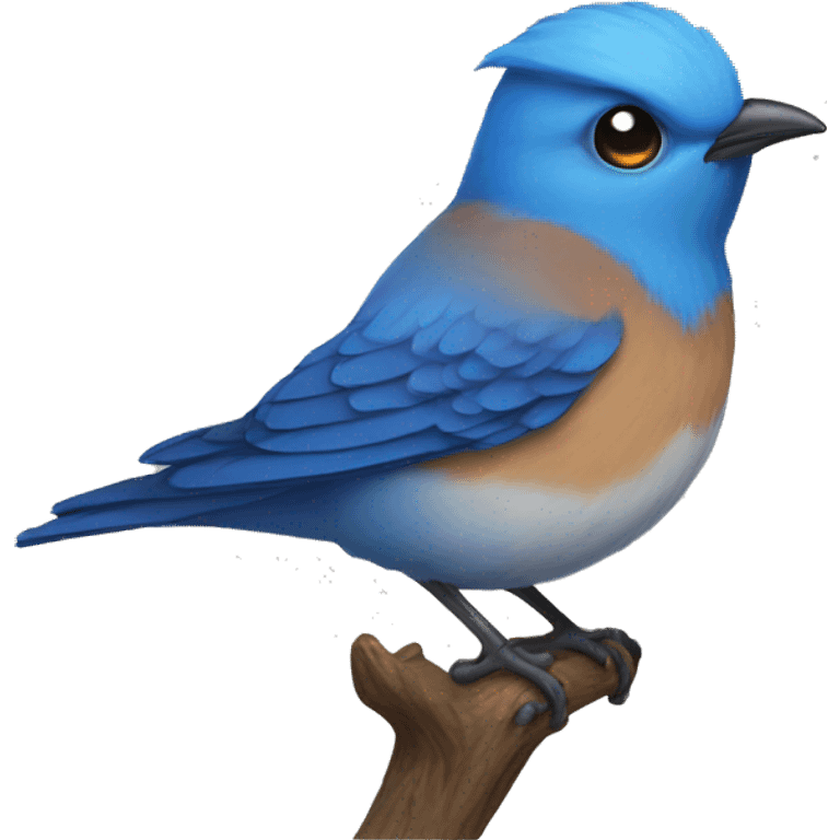 Mystic bluebird  emoji