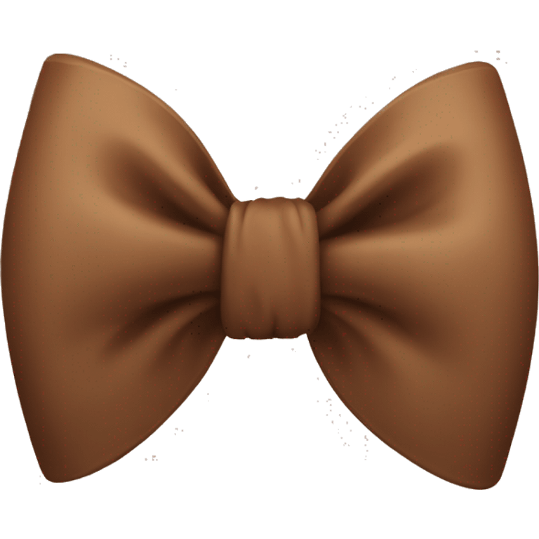 aesthetic brown bow emoji