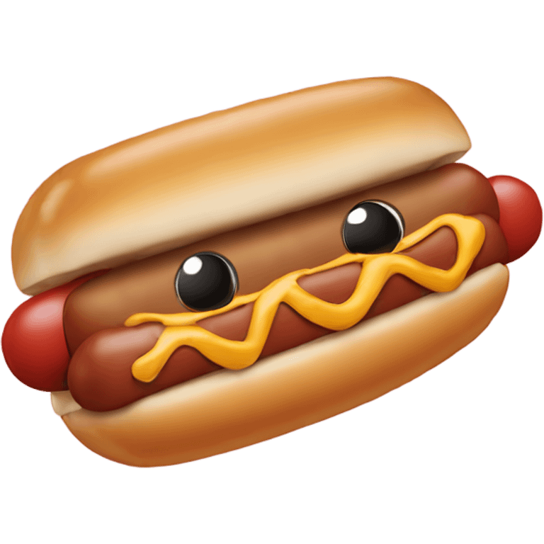 Horee with a hotdog  emoji