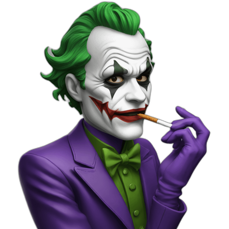 Joker smoking emoji