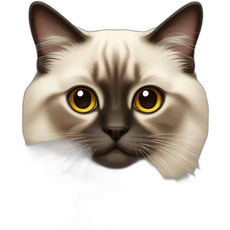 Birman cat emoji