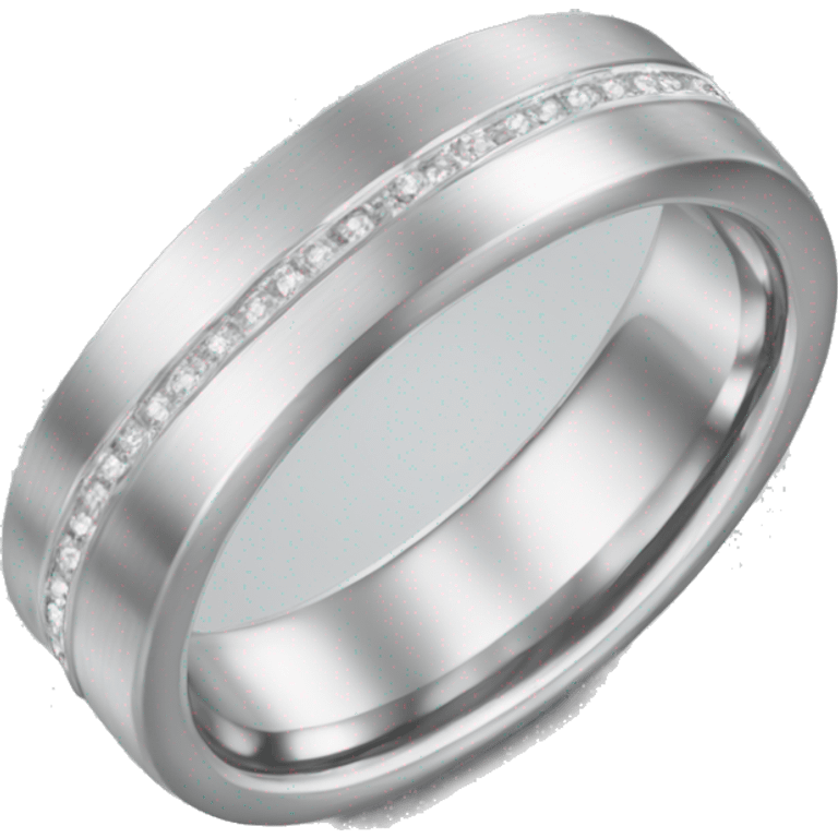 Male wedding ring platuinum emoji