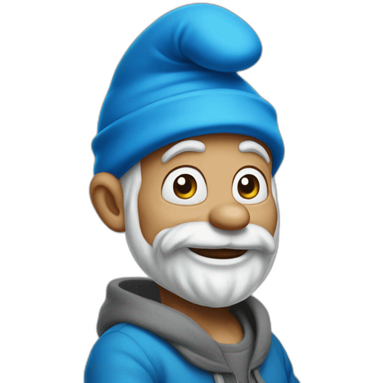 papa smurf emoji