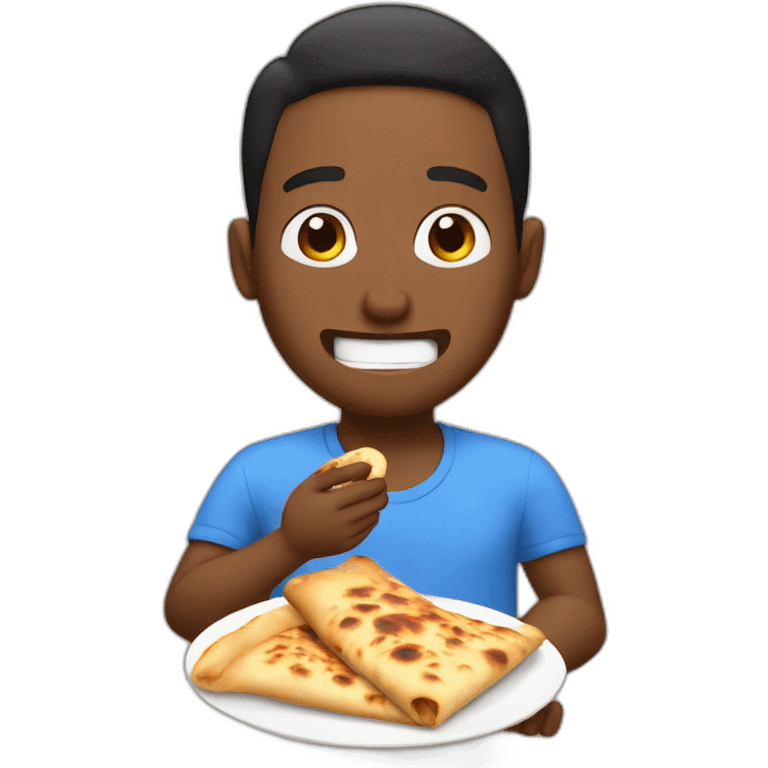 bro eating naans emoji