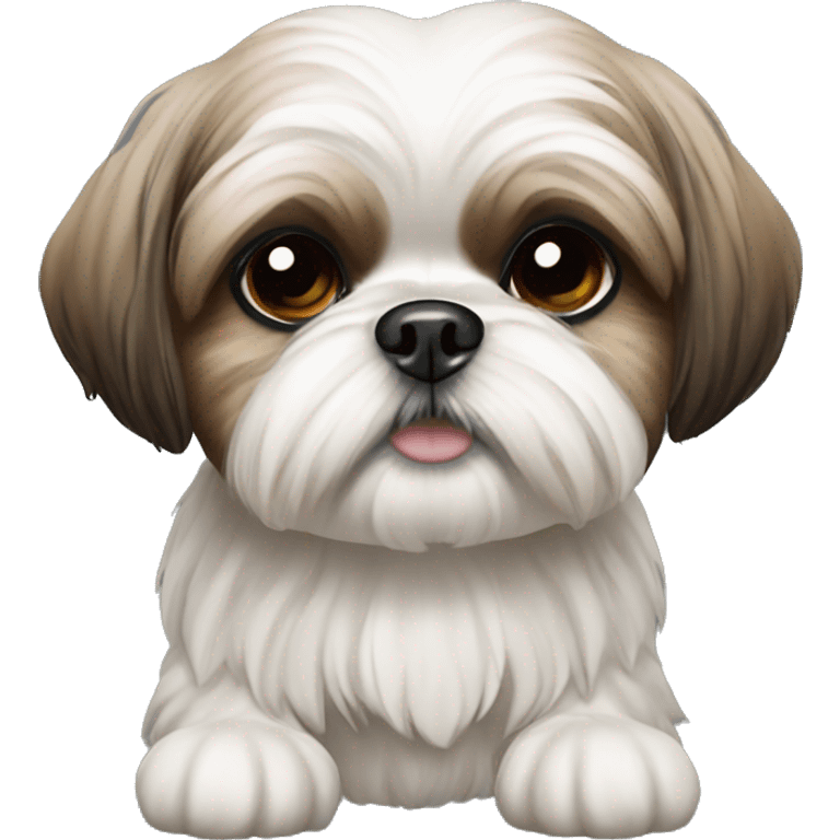 2 girl shihtzu 1 boy shihtzu emoji