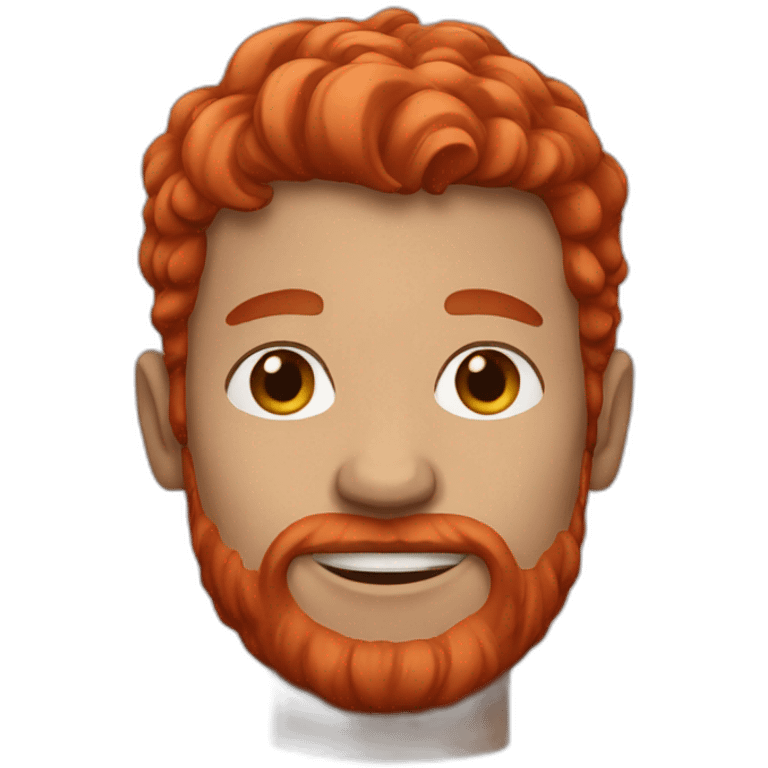 guy with red hair emoji