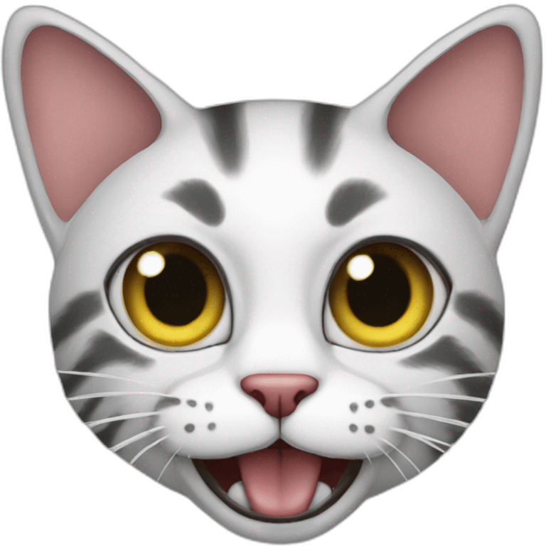 crazy cat emoji