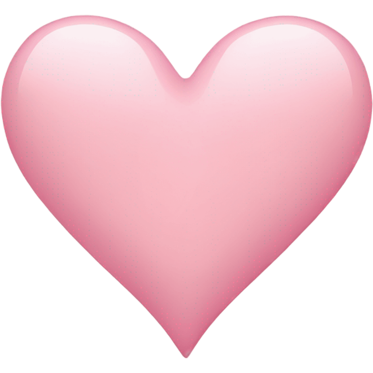 Light pink heart emoji