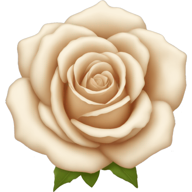 beige rose emoji