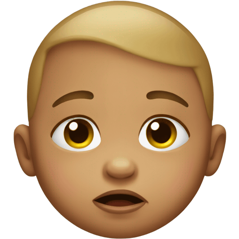 Crying baby  emoji