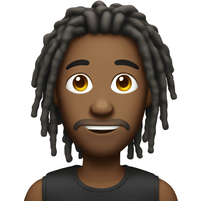 Guy with dreads emoji