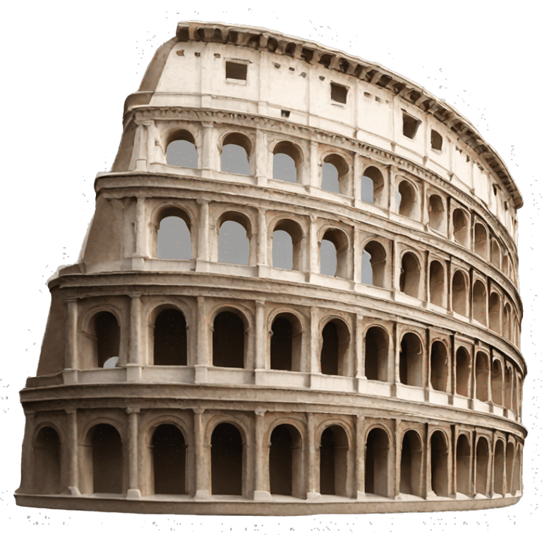 Rome colosseum in apple emoji style emoji