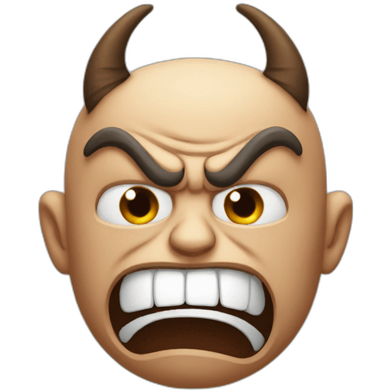 Angry Face with Horns emoji