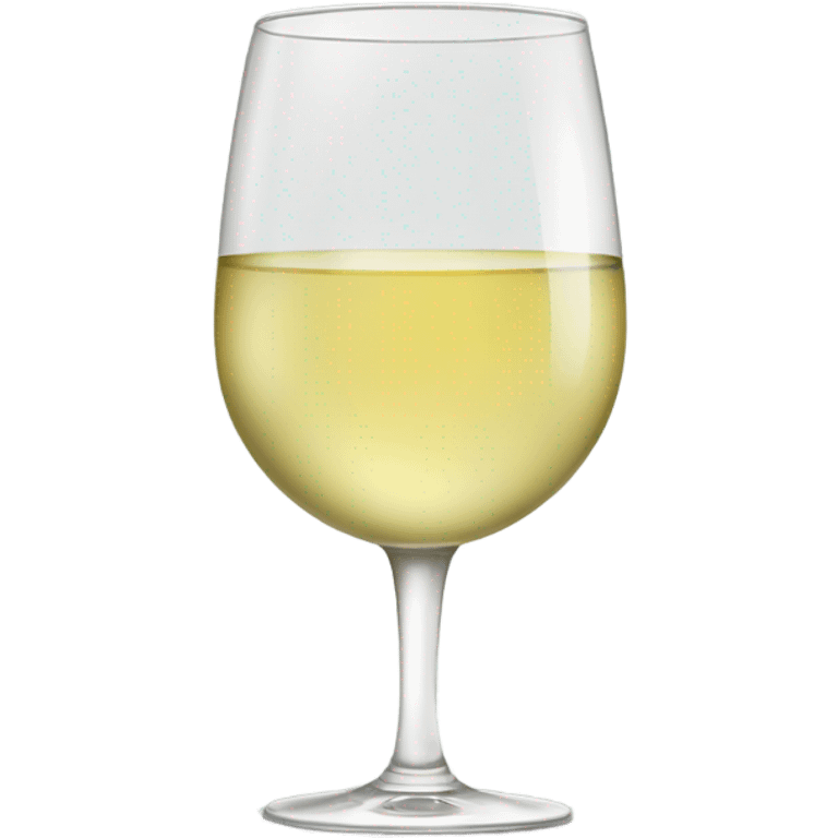 Glass of white wine  emoji