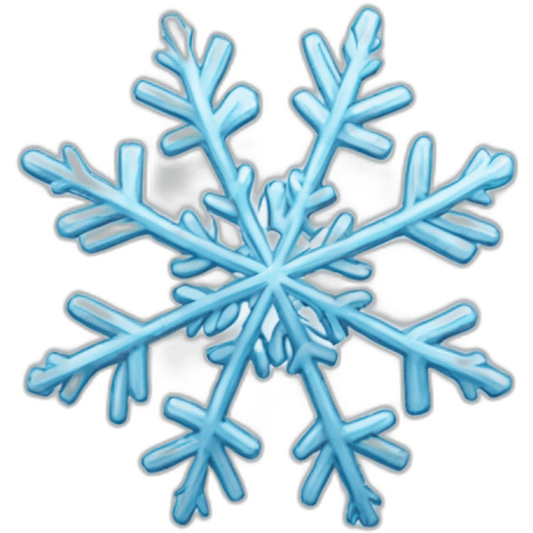 fantastic snowflake emoji