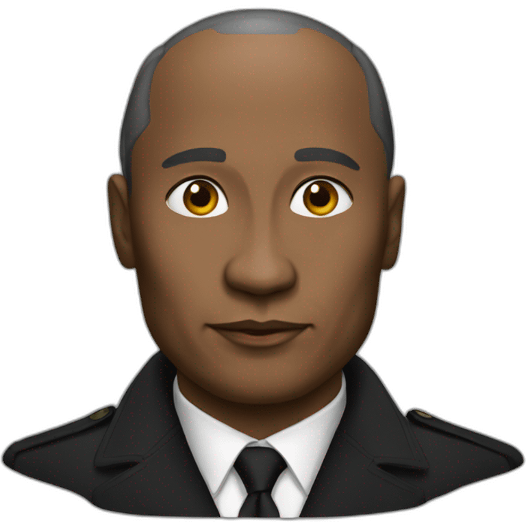 black putin emoji