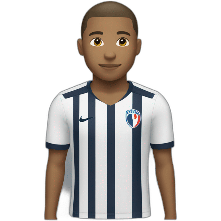 white mbappe emoji