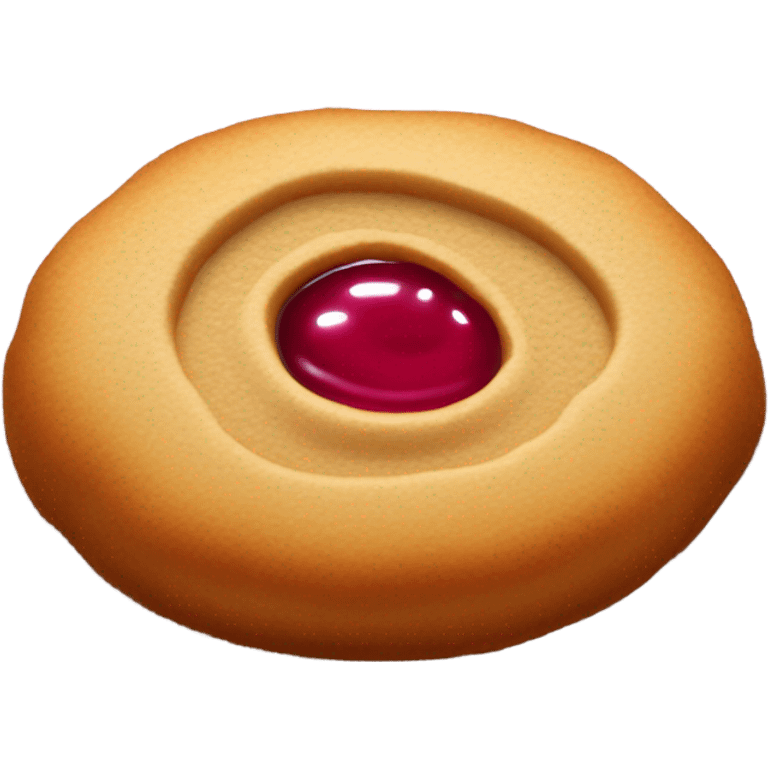 Thumbprint cookie emoji