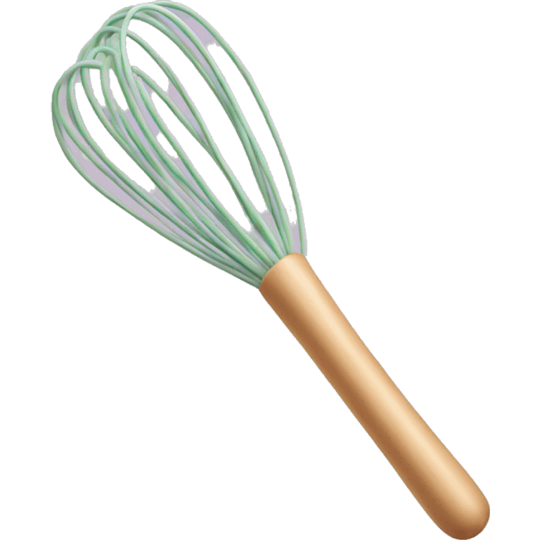 pastel whisk on an angle emoji